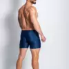 A man wearing aqua