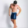 A man wearing blue pacific waves video